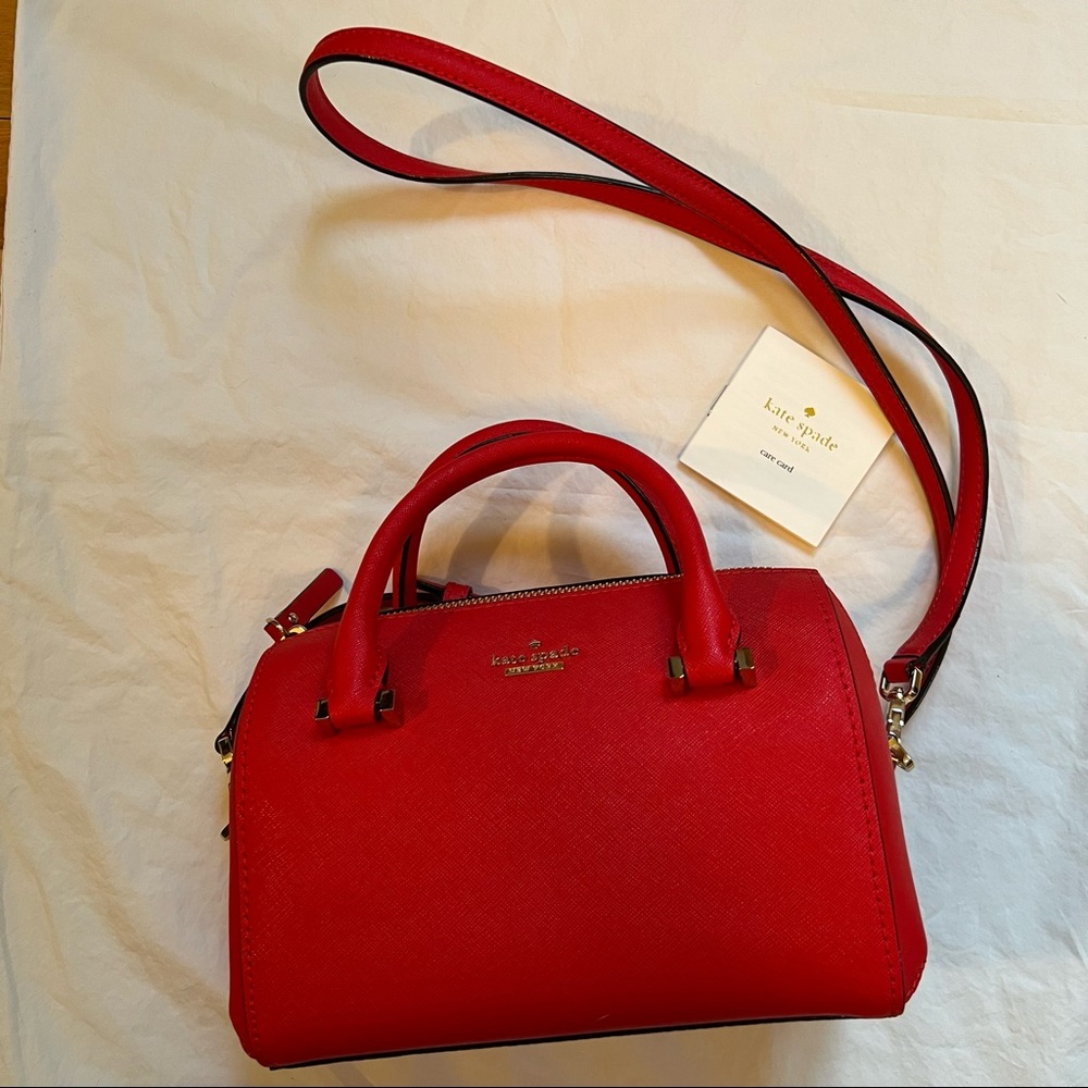 Kate Spade small red purse - like new!